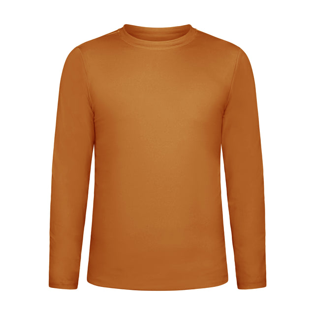 NovaTropic eco-friendly swimwear in a discret natural skin-tone color, offering UPF 50+ protection.