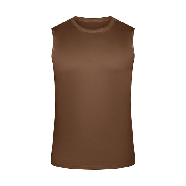 NovaTropic eco-friendly swimwear in a discret natural skin-tone color, offering UPF 50+ protection.